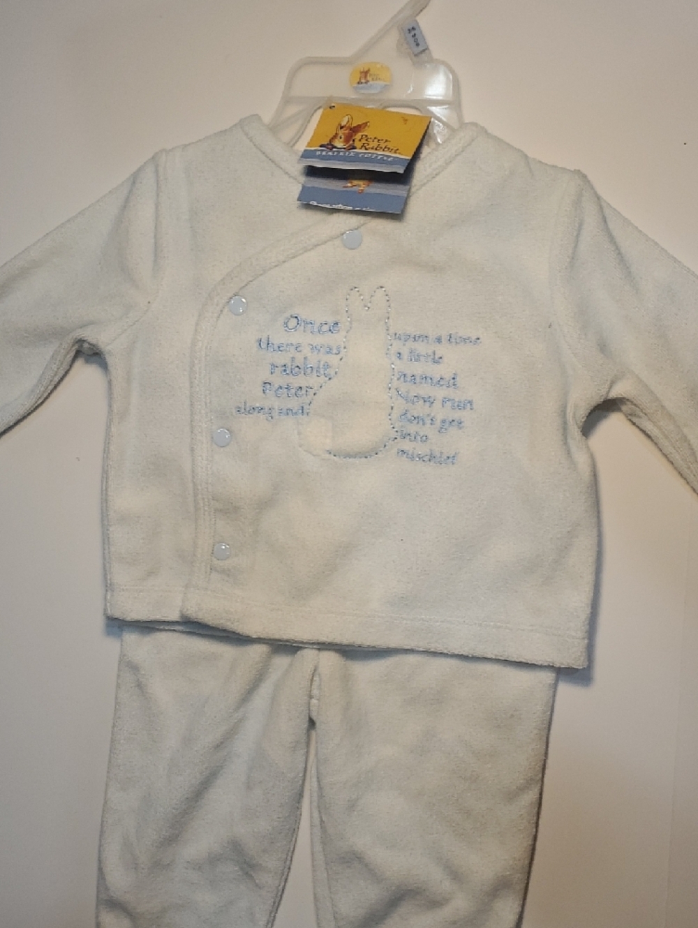 Peter Rabbit Baby Kids Matching Set in Light Blue - Picture 4 of 6